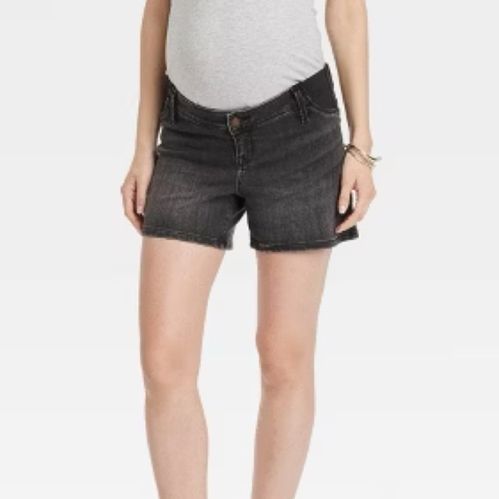 Isabel Midi Short Maternity Black size 16